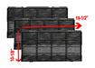 Daikin 1245363 Mini Split Air Filter Assembly for Ceiling Unit - 3 Pack