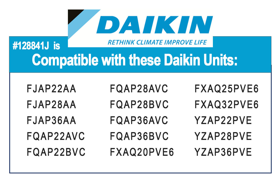 Daikin 128841J Screens and 99A0391 Air Purifying Mini Split Filter Combo Pack