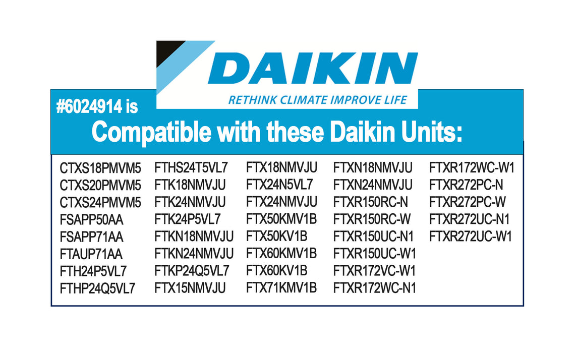 Daikin 6024914 Screens and KAF970A46 Photocatalytic Filter with 1597259 Filter Frames Mini Split Filter Combo